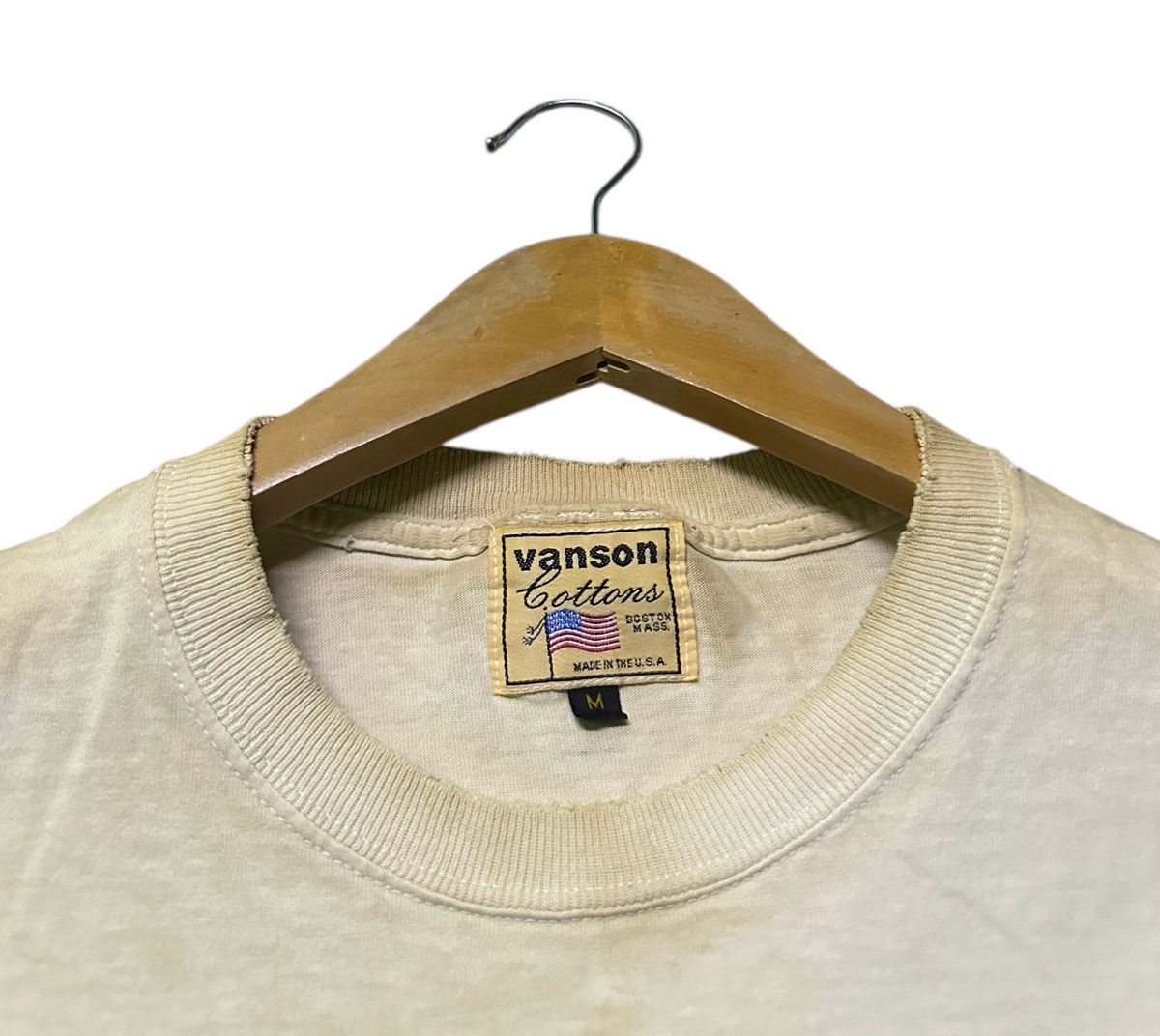 Vanson Leathers sunfaded vanson leather tshirt usa size M Size US M / EU 48-50 / 2 - 2 Thumbnail