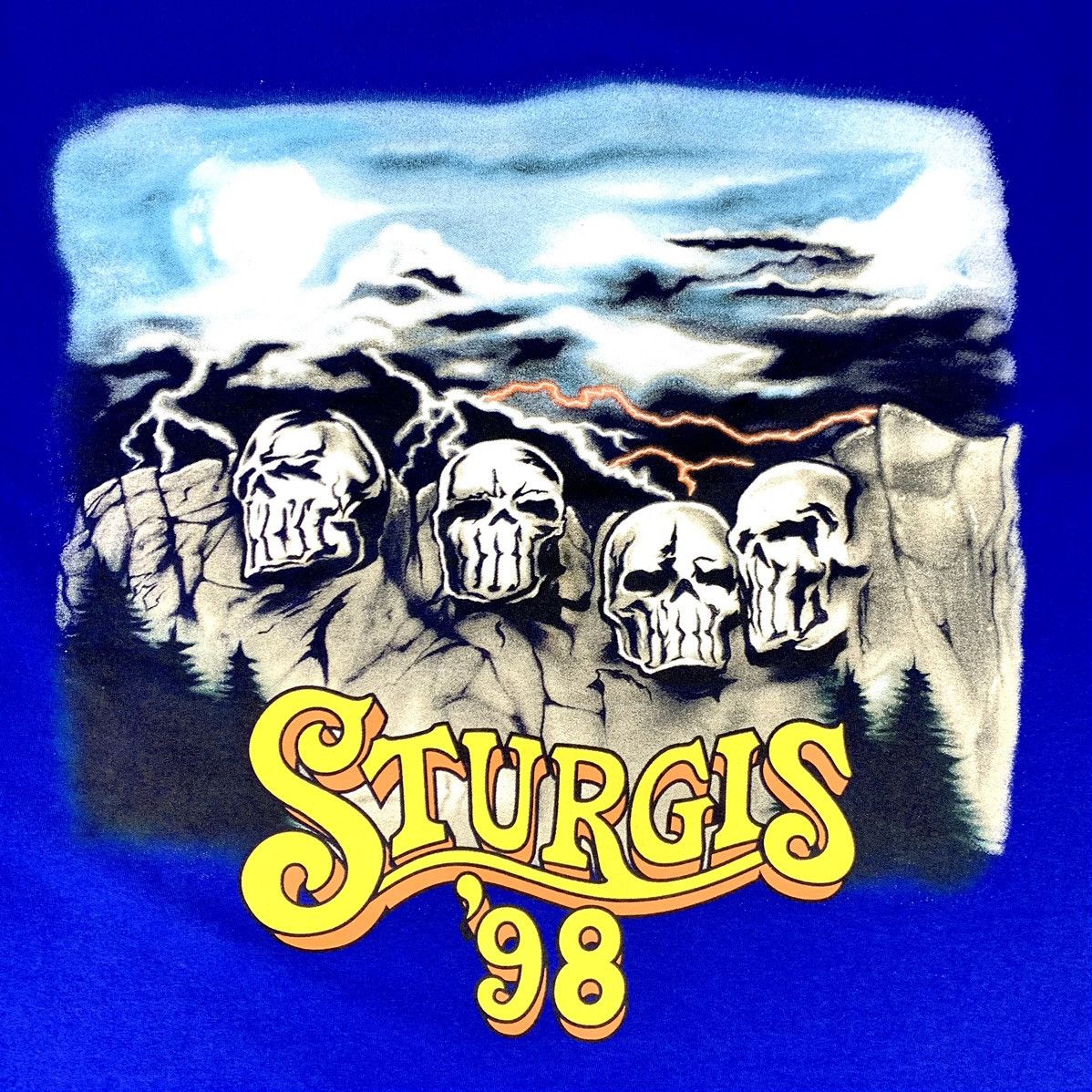 Warren Lotas 2024 WARREN LOTAS STURGIS ‘98 BLUE T-SHIRT (XL) Size US XL / EU 56 / 4 - 2 Thumbnail