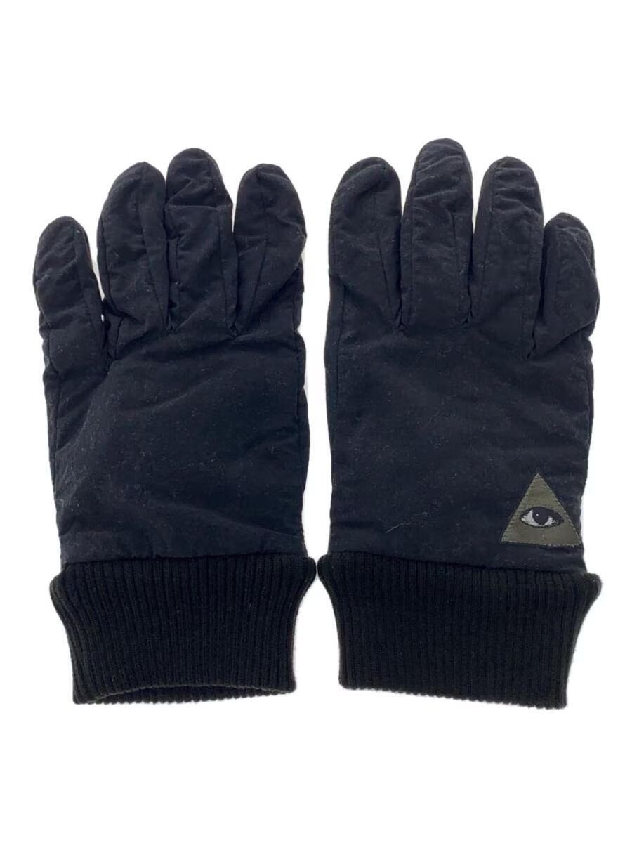 image of Undercover Leather Gloves in Black, Men's