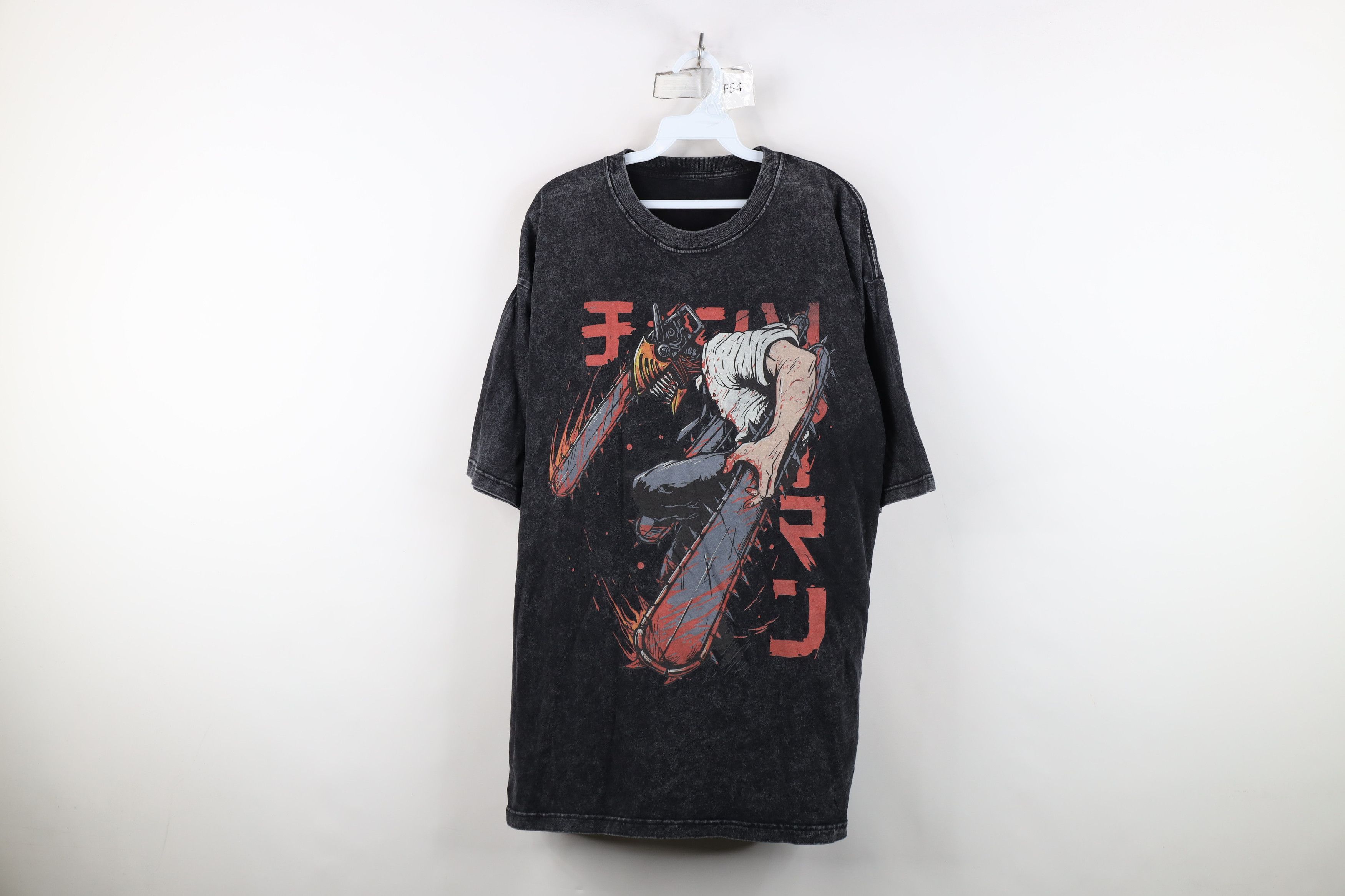 Vintage Vintage Streetwear Man Anime Manga Acid Wash T-Shirt Size US XXL / EU 58 / 5 - 1 Thumbnail
