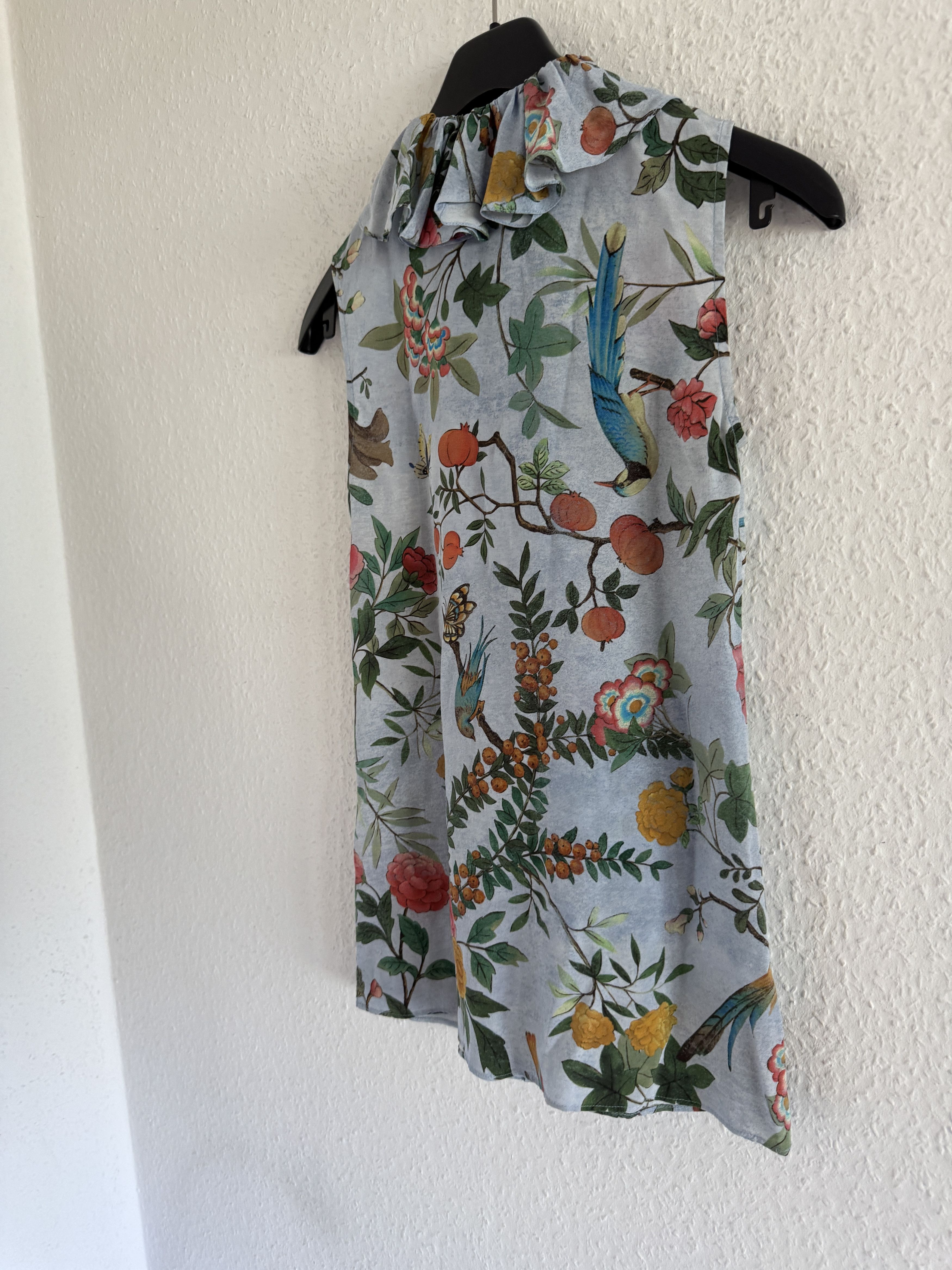 Gucci SAMPLE Floral Ruffle Silk Top Size S / US 4 / IT 40 - 11 Thumbnail