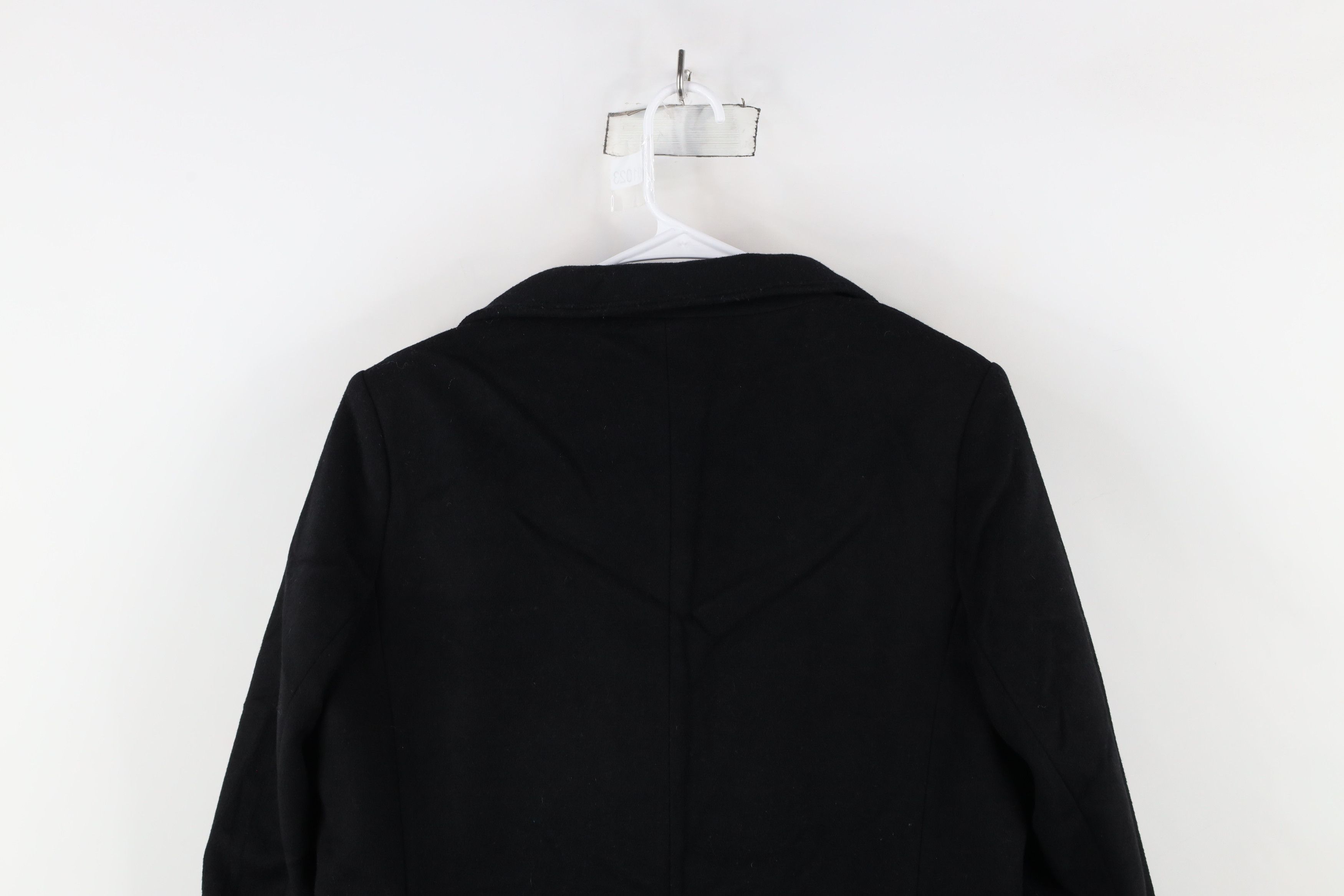 Ralph Lauren × Vintage Vintage Ralph Lauren Buckle Button Overcoat Jacket Black Size L / US 10 / IT 46 - 10 Thumbnail