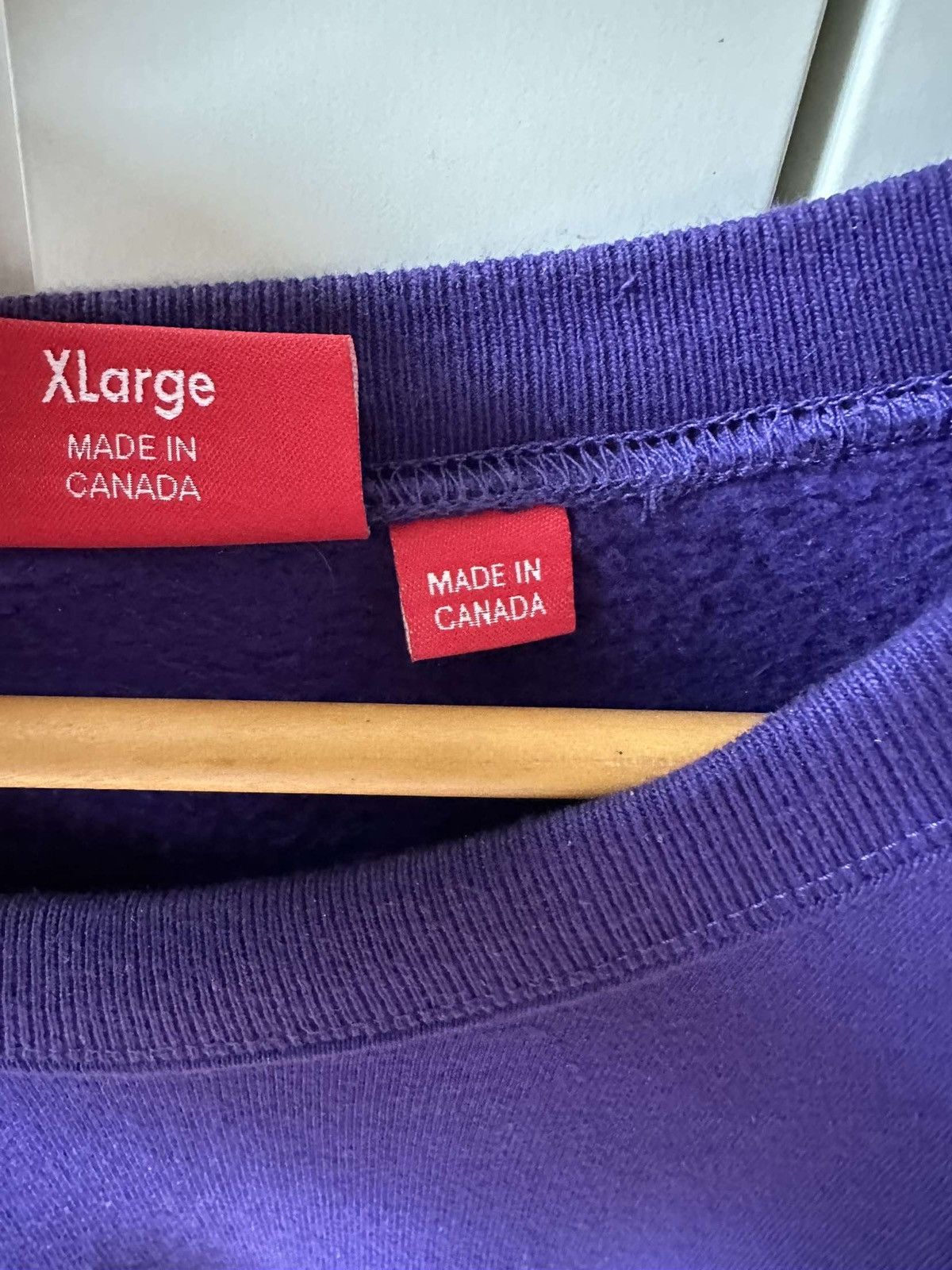 Supreme Purple Supreme Crewneck Size US XL / EU 56 / 4 - 3 Thumbnail