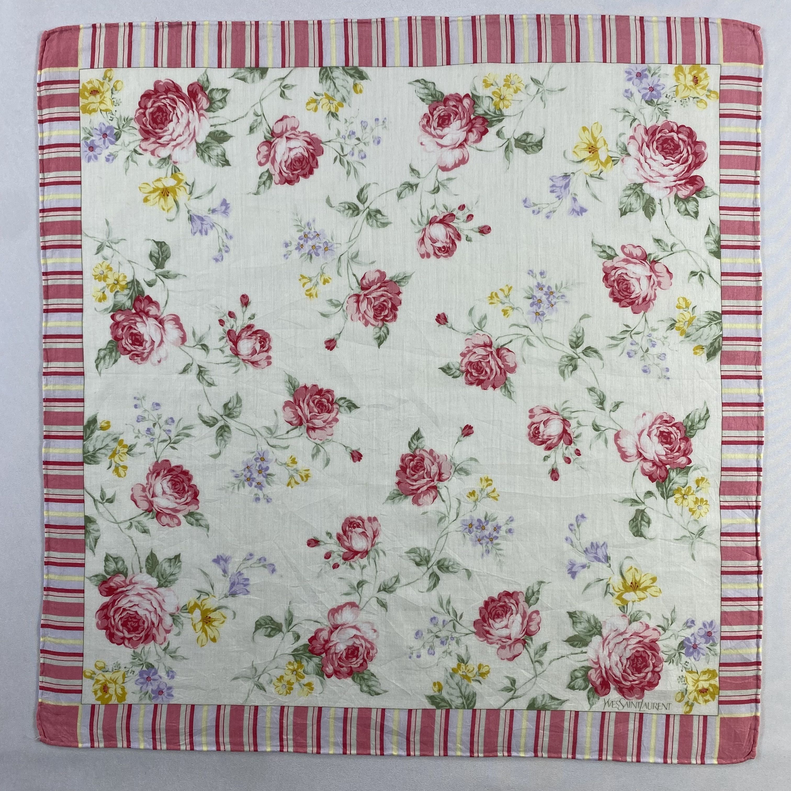 Vintage Yves Saint Laurent Handkerchief / Neckerchief-P1182 Size ONE SIZE - 1 Thumbnail