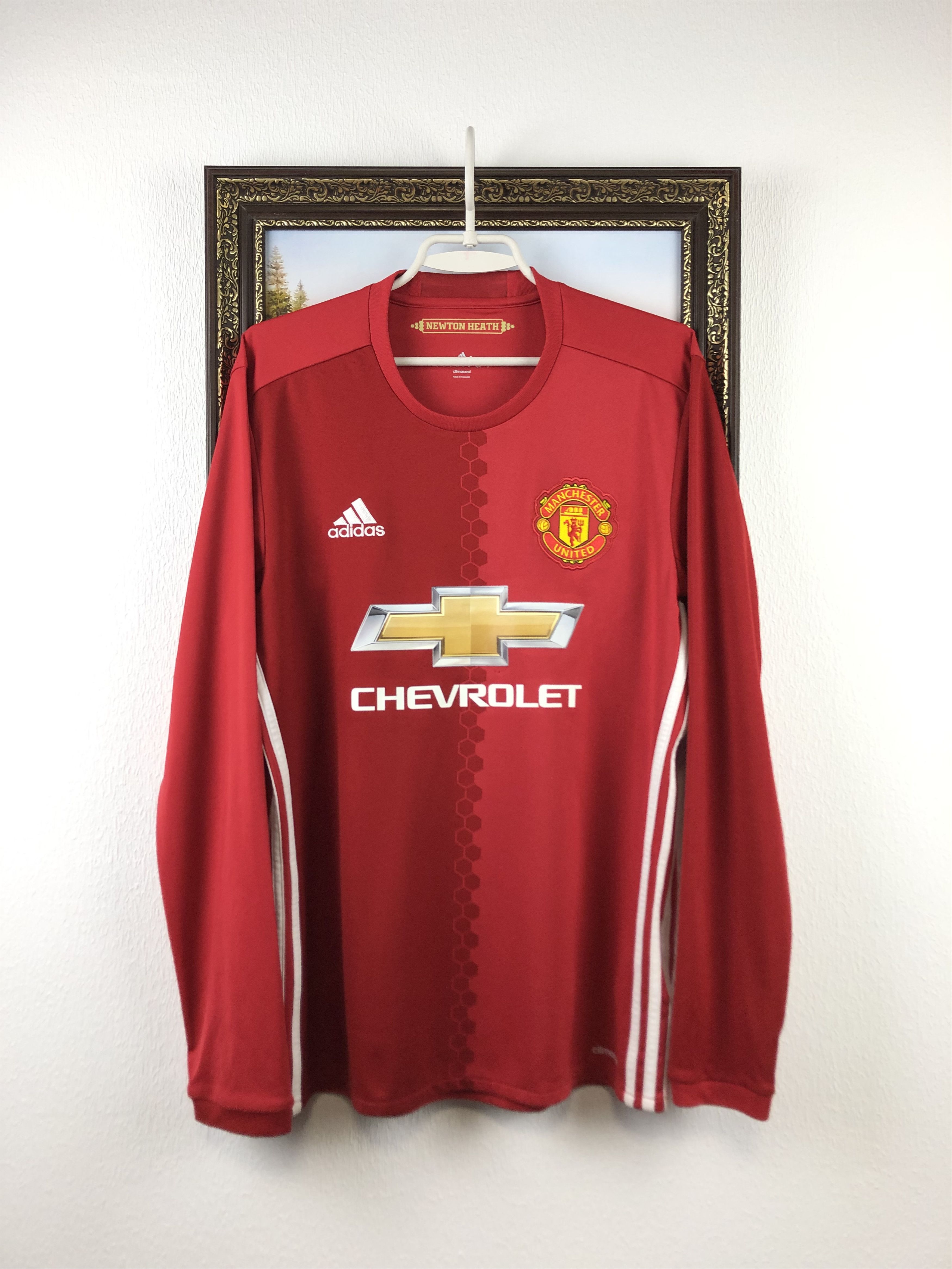 Manchester United shirt 2016 Soccer Adidas Long Sleeve