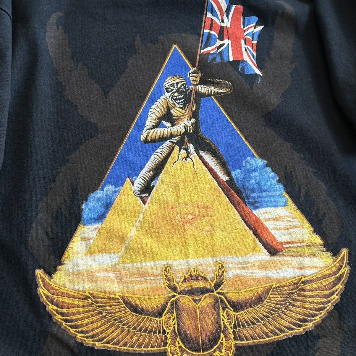 Band Tees Vintage y2k Iron Maiden Powerslave Eddie Promo Band Tee Size US L / EU 52-54 / 3 - 6 Thumbnail