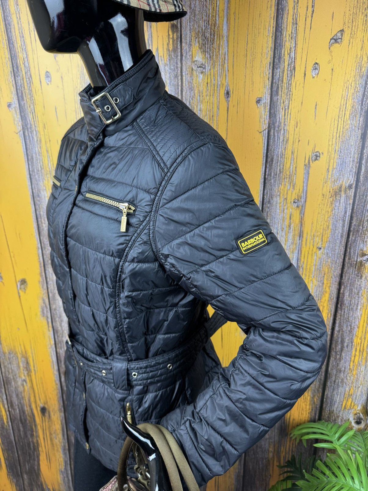 Barbour Barbour International Fibre Down Jacket Bomber England 🏴󠁧󠁢󠁥󠁮󠁧󠁿 Size L / US 10 / IT 46 - 4 Thumbnail