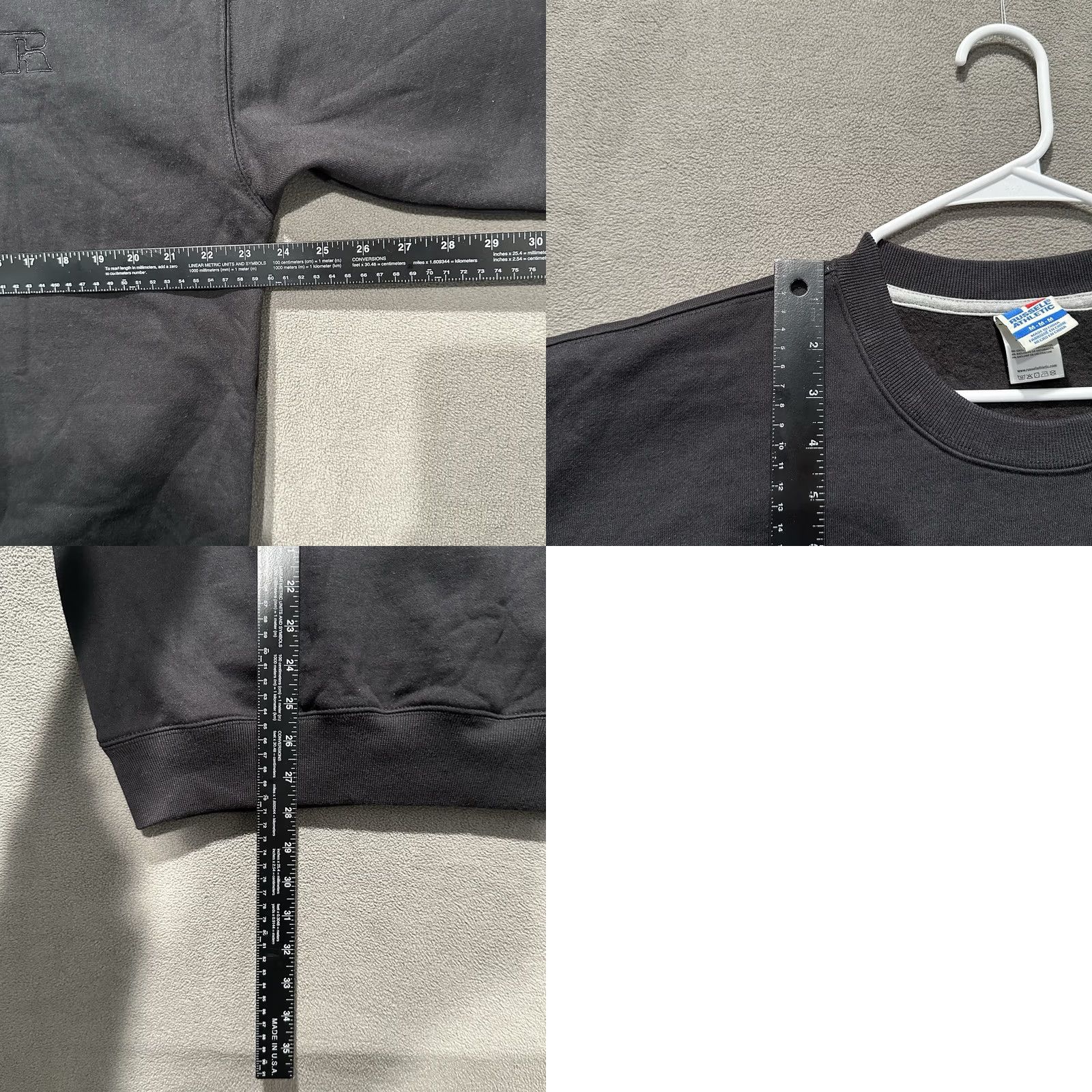 Russell Athletic NWT Russell Athletic Sweatshirt Mens Medium Black Crew Neck Pullover Size US M / EU 48-50 / 2 - 8 Thumbnail