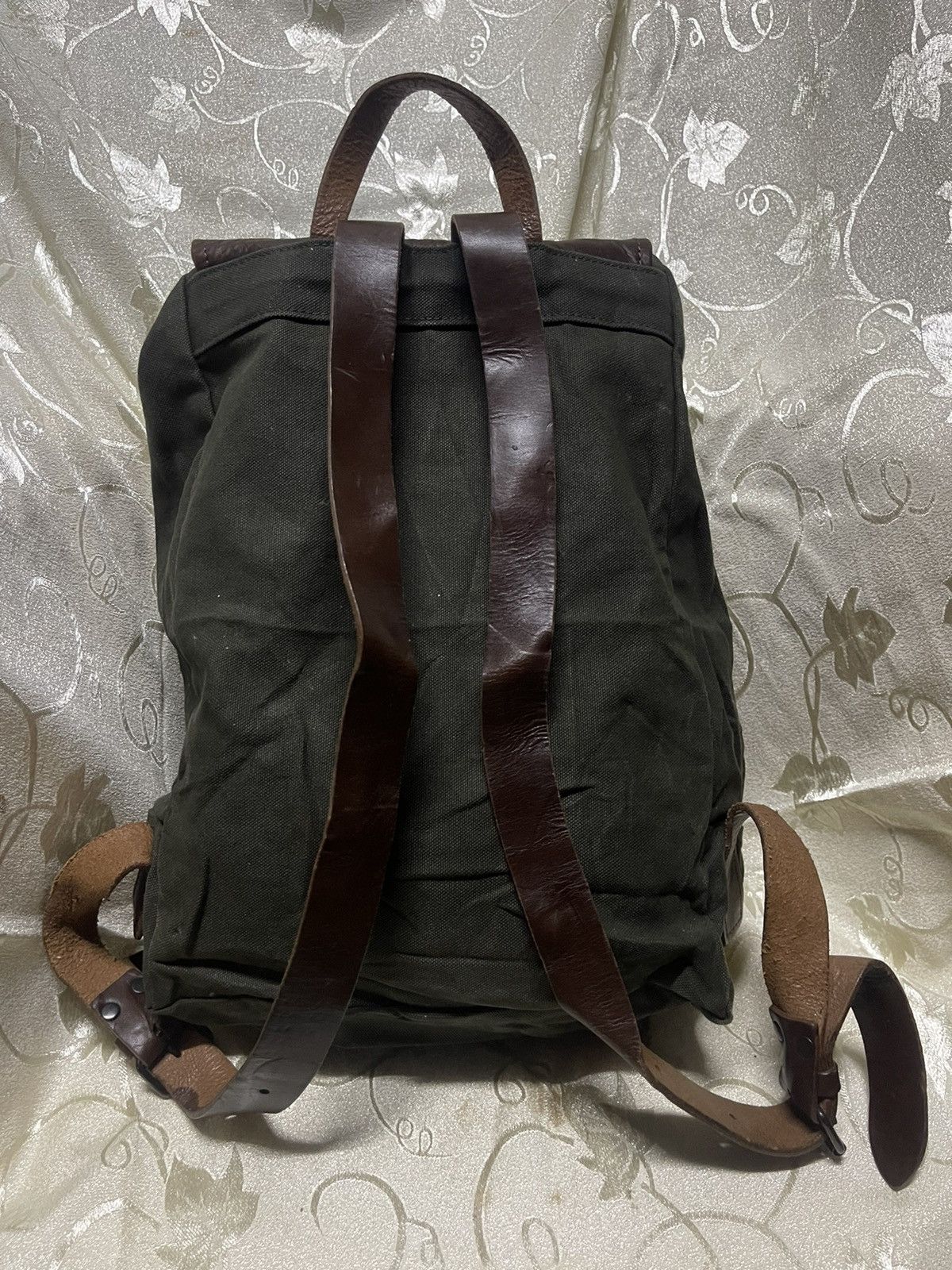 PATINA + STYLE LEATHER RUCKSACK BACKPACK