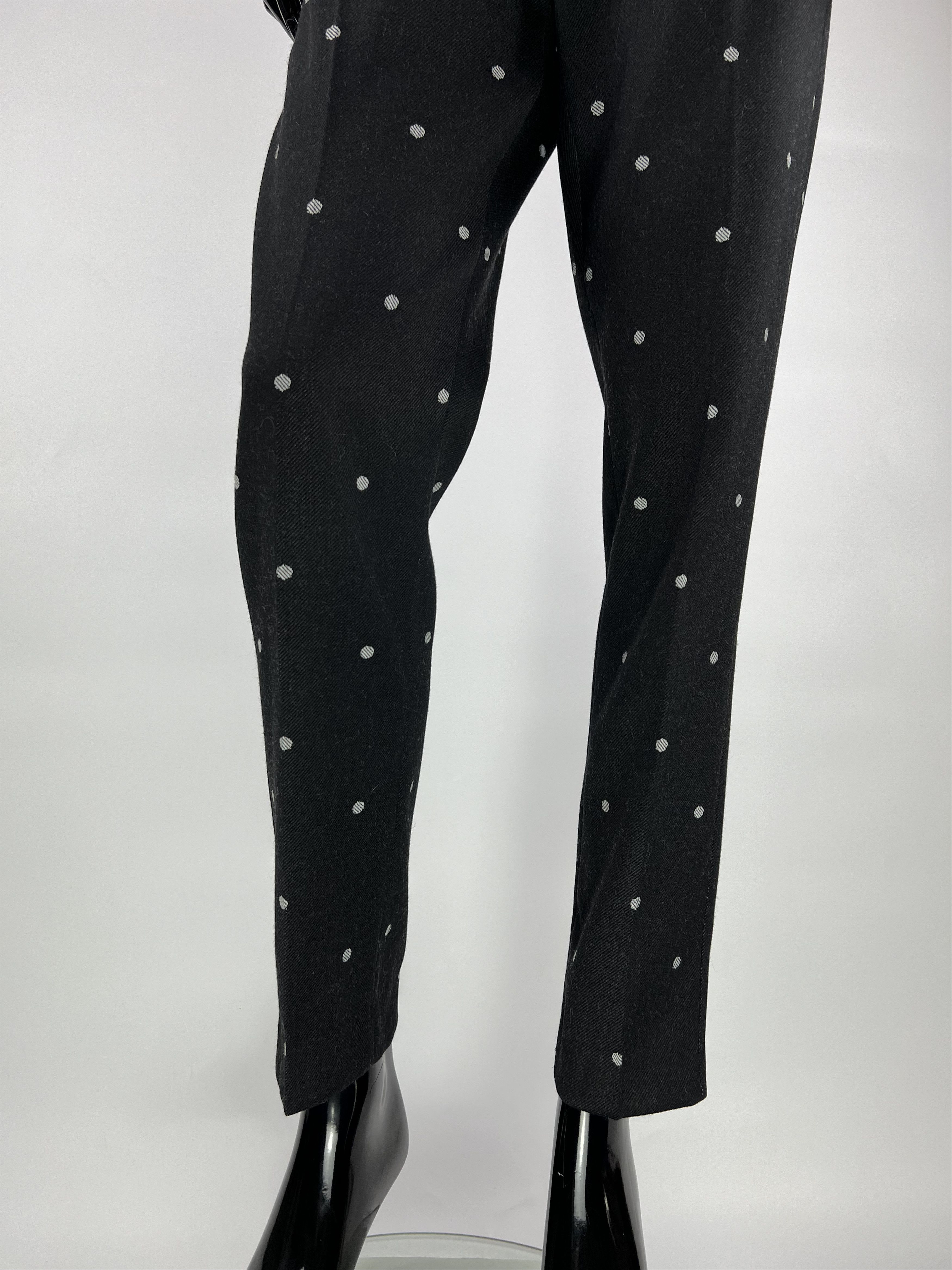 Max Mara × Sportmax Sportmax Max Mara Polka Dot Wool Pants Size IT40 US6 Size 27" / US 4 / IT 40 - 4 Thumbnail