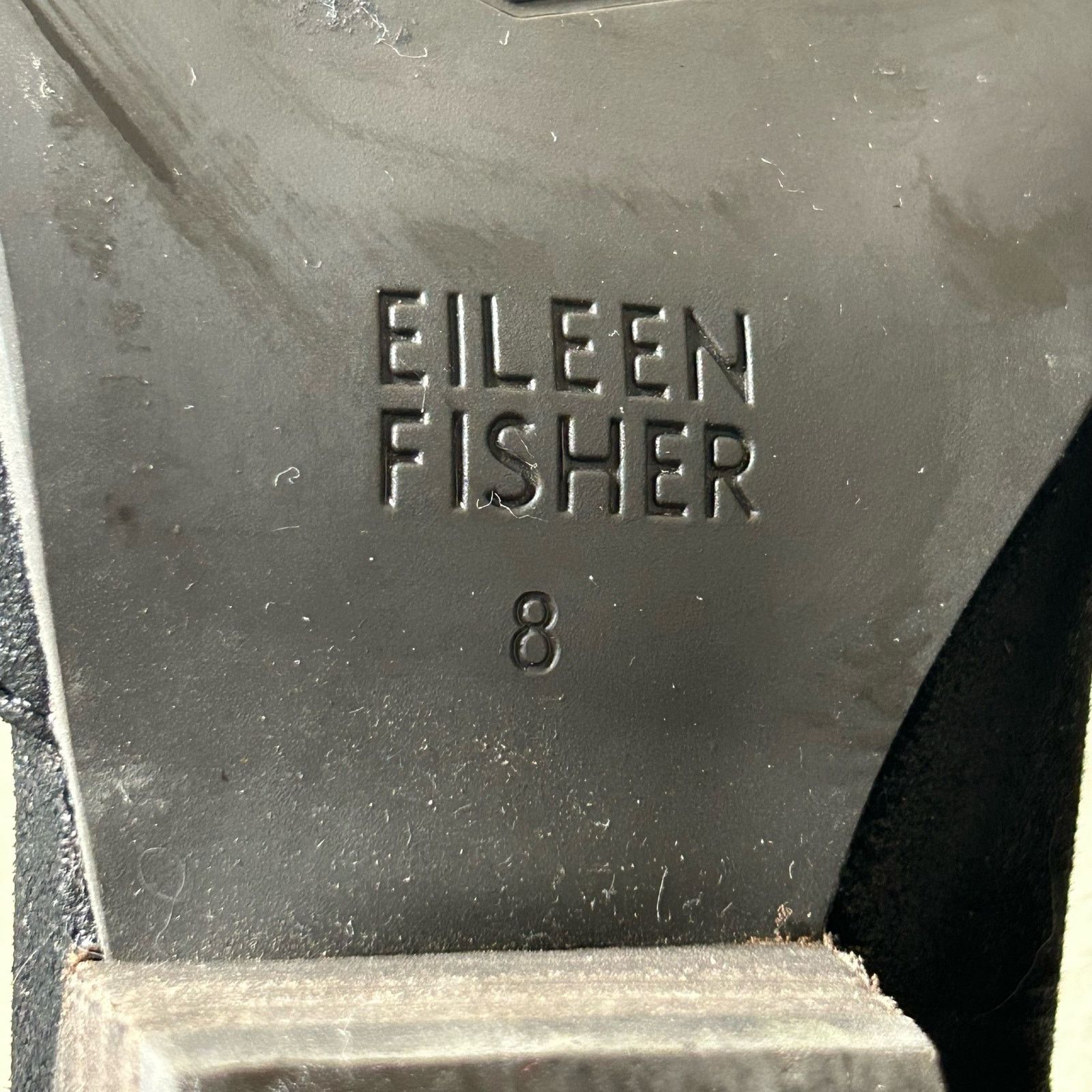 Eileen Fisher Eileen Fisher Shoes Heels Pumps Lily Black Suede Size 8 Size US 8 / IT 38 - 8 Thumbnail