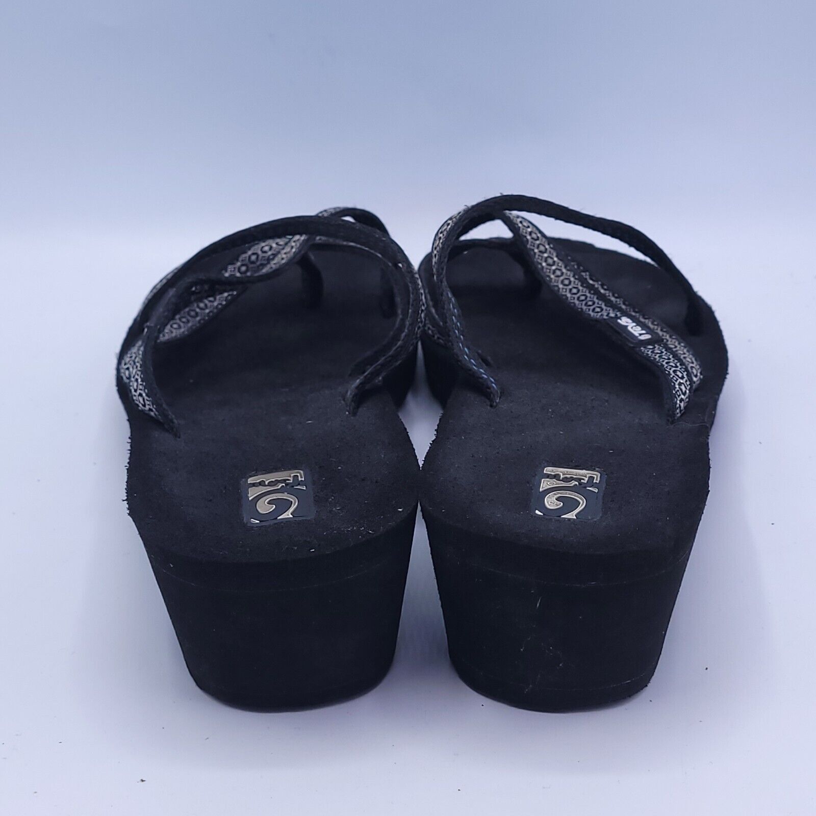 Marc Fisher Mush Slip On Platform Sandal Womans Size 9 1000099B Black Size US 9 / IT 39 - 3 Thumbnail