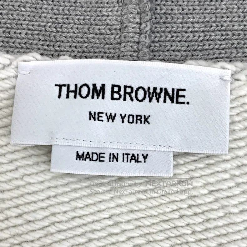 Thom Browne Thom Browne Light gray striped cotton cardigan Size US XS / EU 42 / 0 - 5 Thumbnail