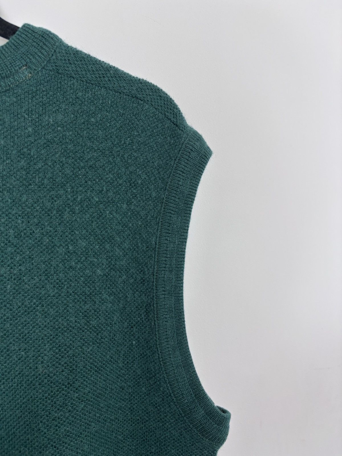 Lacoste Vintage Lacoste Men’s Green Wool Blend Preppy Vest Sweater Size US L / EU 52-54 / 3 - 14 Thumbnail