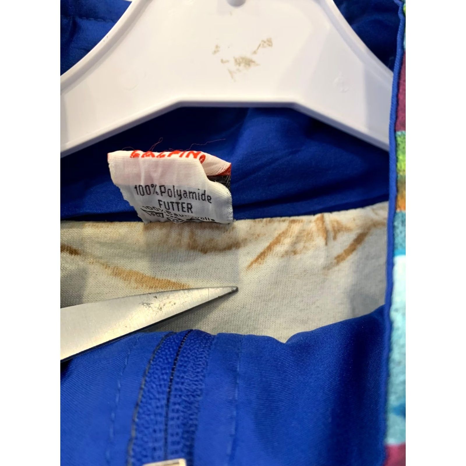 Vintage VINTAGE Australian by L’Alpina Gabber Track Jacket XL Blue Geometric Mens Windbreaker 90s Curl 230 Size US XL / EU 56 / 4 - 6 Thumbnail