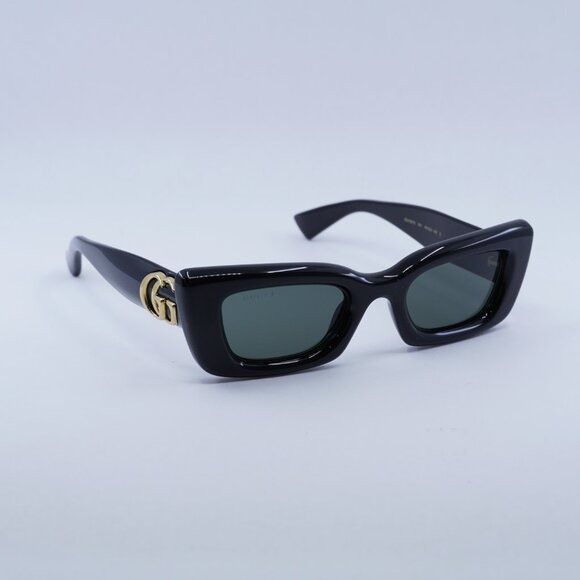 Gucci 🕶️ New Gucci GG1827S 001 Sunglasses - Shiny Black Frame Size ONE SIZE - 4 Thumbnail