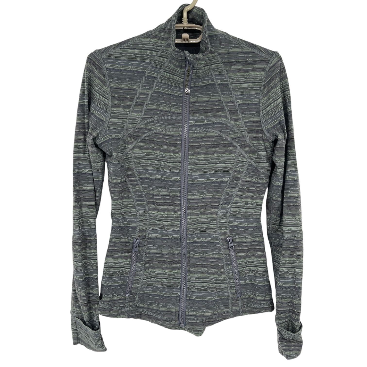 Lululemon Lululemon Define Jacket Full Zip Green Gray Black Size 6 Size M / US 6-8 / IT 42-44 - 1 Thumbnail
