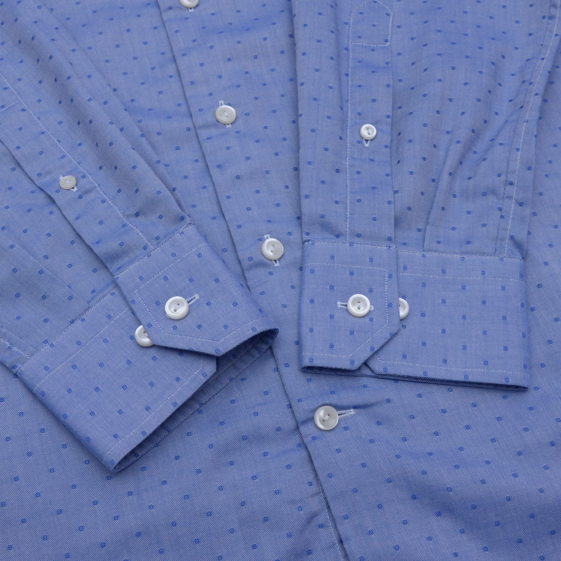 Eton Eton Contemporary Shirt Navy Blue Polka Dot size 41 Slim Size US L / EU 52-54 / 3 - 6 Thumbnail