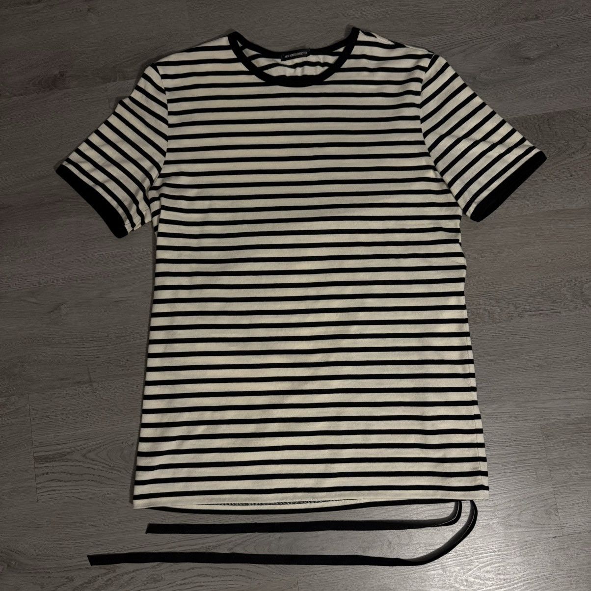 Ann Demeulemeester Ann Demeulemeester Aimar Striped Tee Size US S / EU 44-46 / 1 - 1 Thumbnail