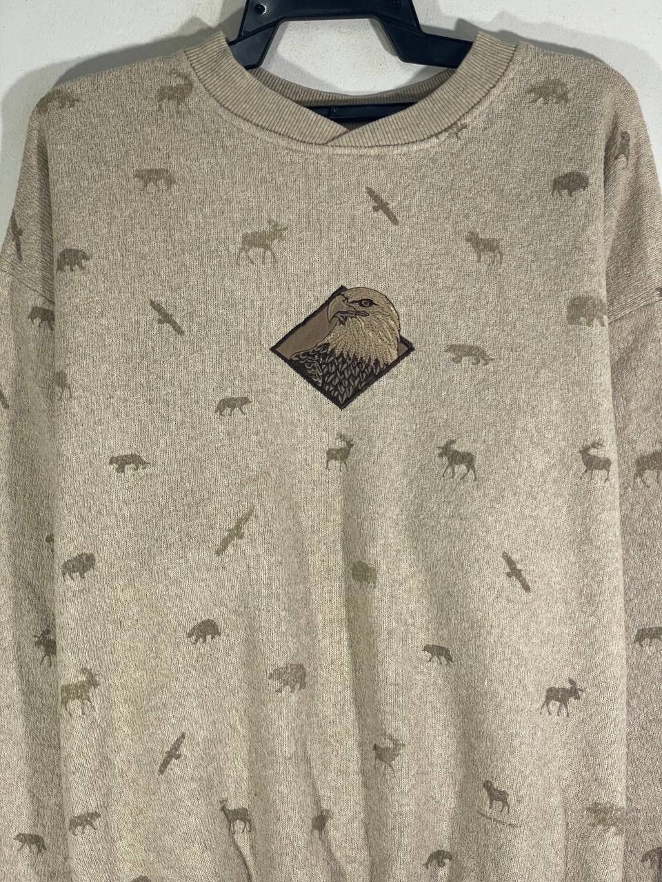 Other Vintage 90s eagle hawk wild birds animal fullprint XL Size US XL / EU 56 / 4 - 4 Thumbnail