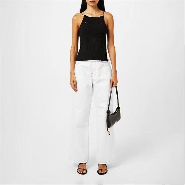 Jacquemus o1g2r1mq1024 Jeans in Off White Size 28" / US 6 / IT 42 - 6 Thumbnail