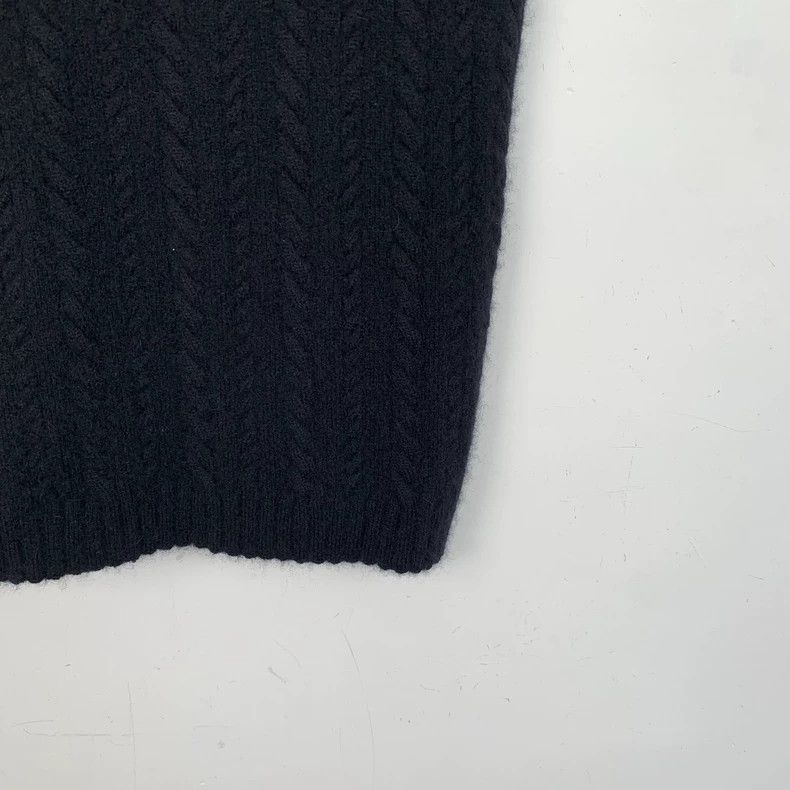 Chanel ChanelBlack bow cashmere short-sleeved knitwear 2503-Nextar Size XXS / US 00 / IT 34 - 4 Thumbnail