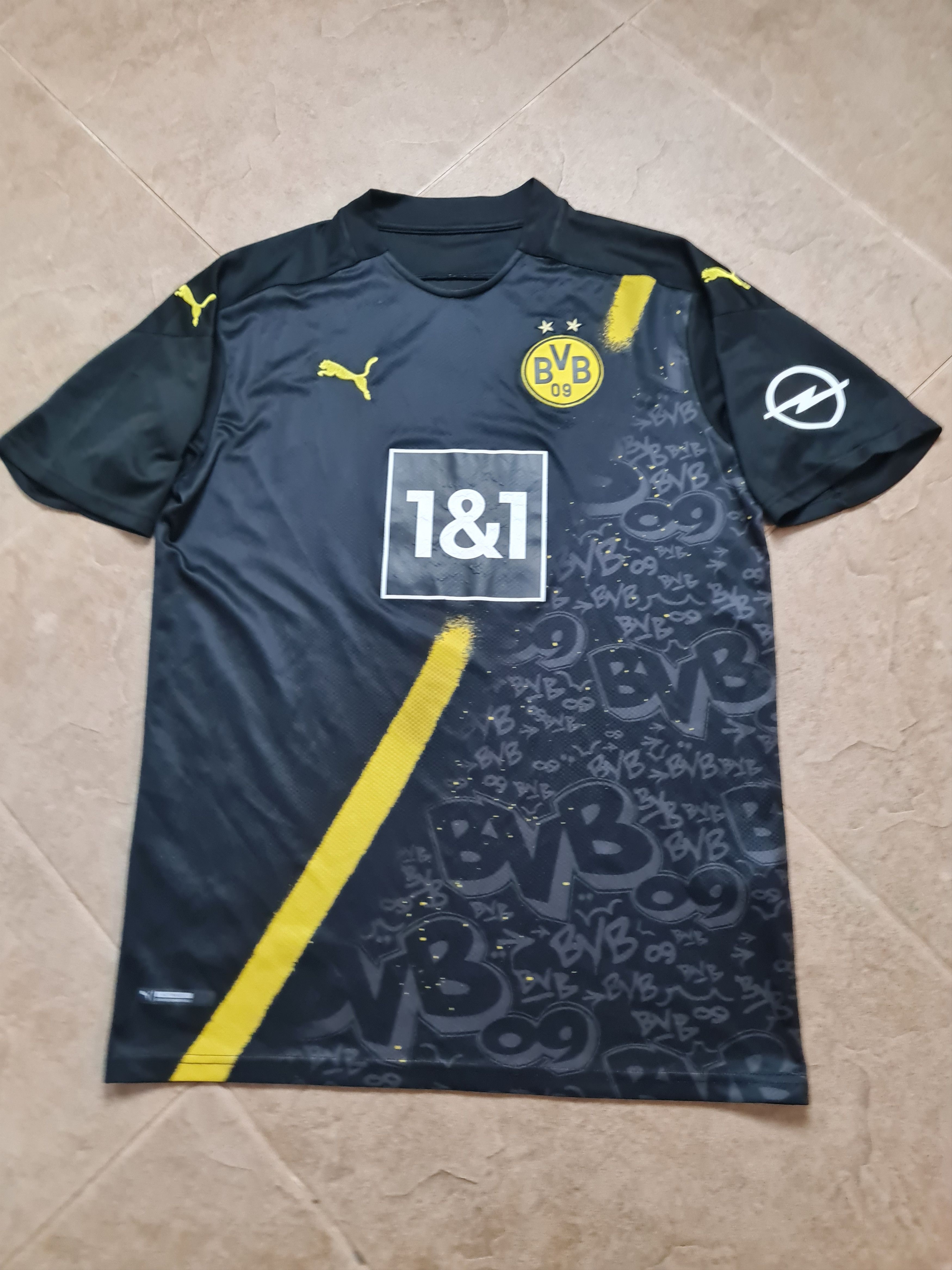 Puma Borussia Dortmund Away shirt 2020 Soccer Puma Mens Trikot Size US L / EU 52-54 / 3 - 5 Thumbnail