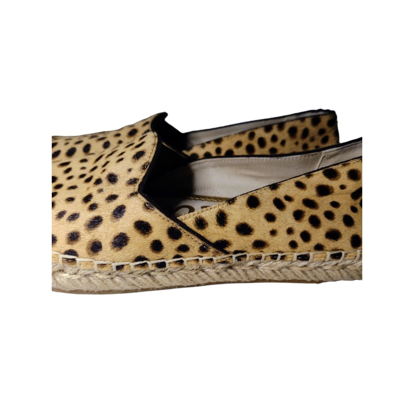 Sam Edelman Sam Edelman Kesia Calf Fur Cheetah Espadrilles Shoes Size 6. Size US 6.5 / IT 36.5 - 2 Thumbnail