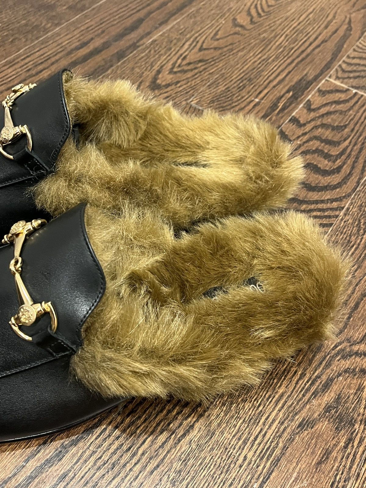 Roberto Cavalli Roberto Cavalli Faux Fur Mule Slippers (unisex) Size US 11.5 / EU 44-45 - 3 Thumbnail