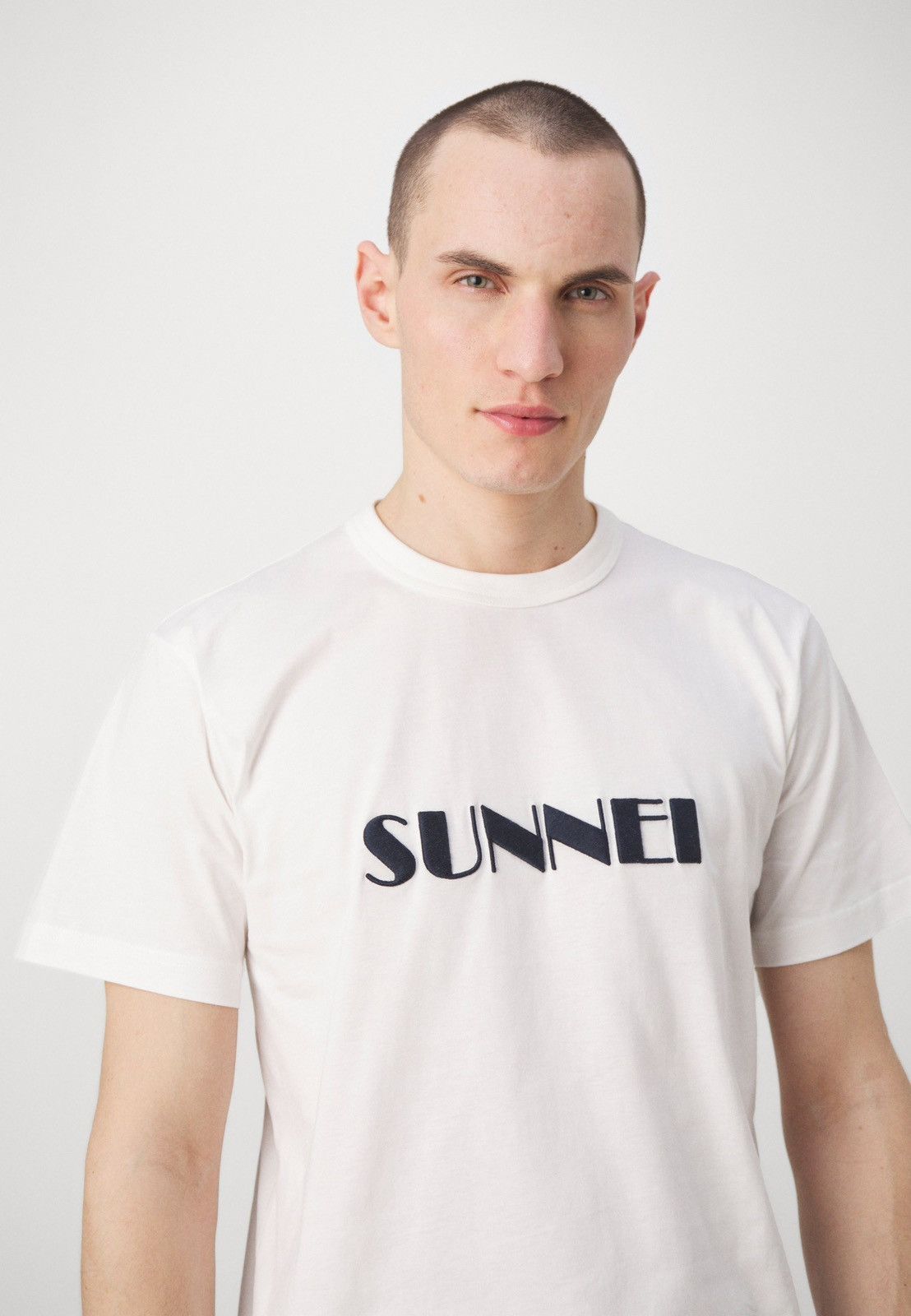 Sunnei !DS! SS23 Sunnei Logo Embroidered Classic White T-Shirt Size US S / EU 44-46 / 1 - 4 Thumbnail