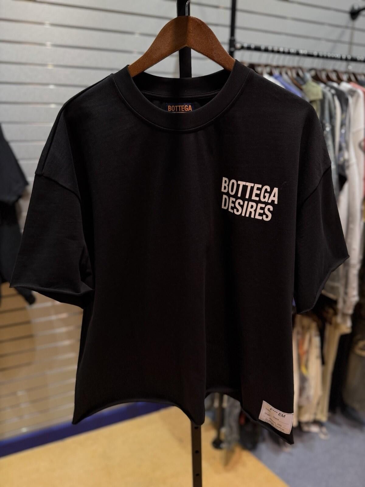Bottega Desires Bottega Desires Tee T-Shirt F**k Joke (L) Black White Size US L / EU 52-54 / 3 - 6 Thumbnail