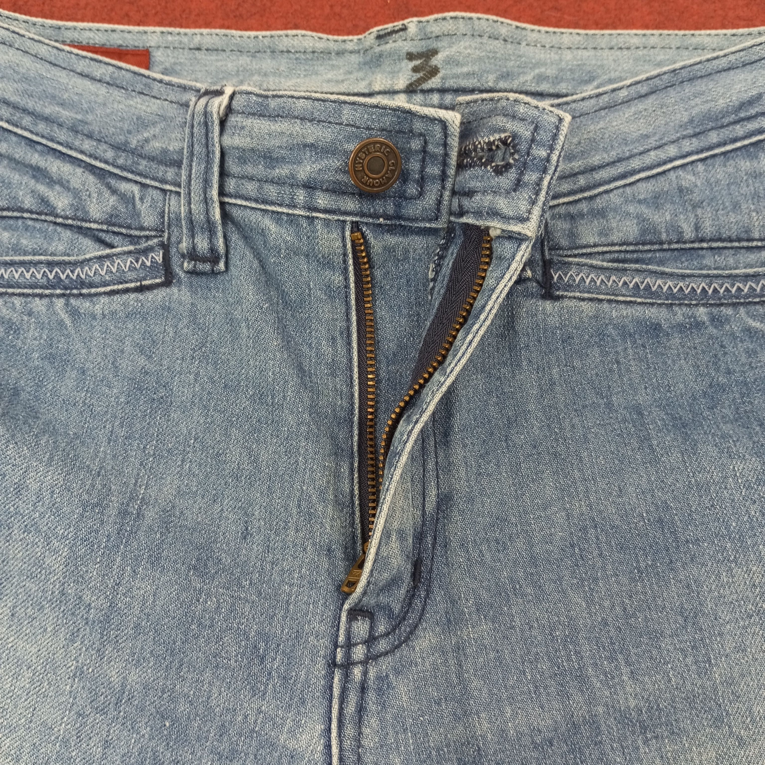 Hysteric Glamour × Japanese Brand × Vintage Hysteric Glamour Japanese Brand Bootcut Style Custom Jeans Size 28" / US 6 / IT 42 - 12 Thumbnail