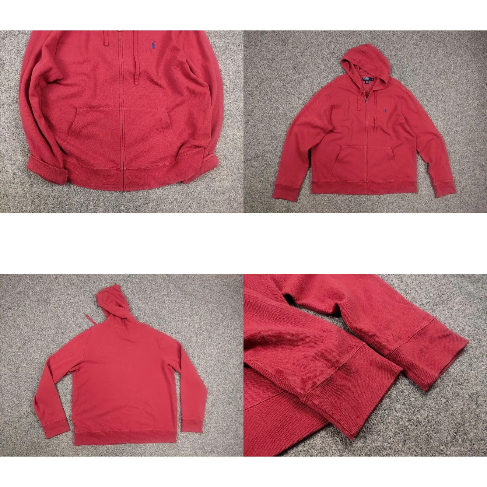 Polo Ralph Lauren Polo Ralph Lauren Vintage Red Zip Hoodie Hoodie XL Red USA Polo Ralph Lauren Vintage Zip Hoodie XL Red USA Size US XL / EU 56 / 4 - 8 Thumbnail