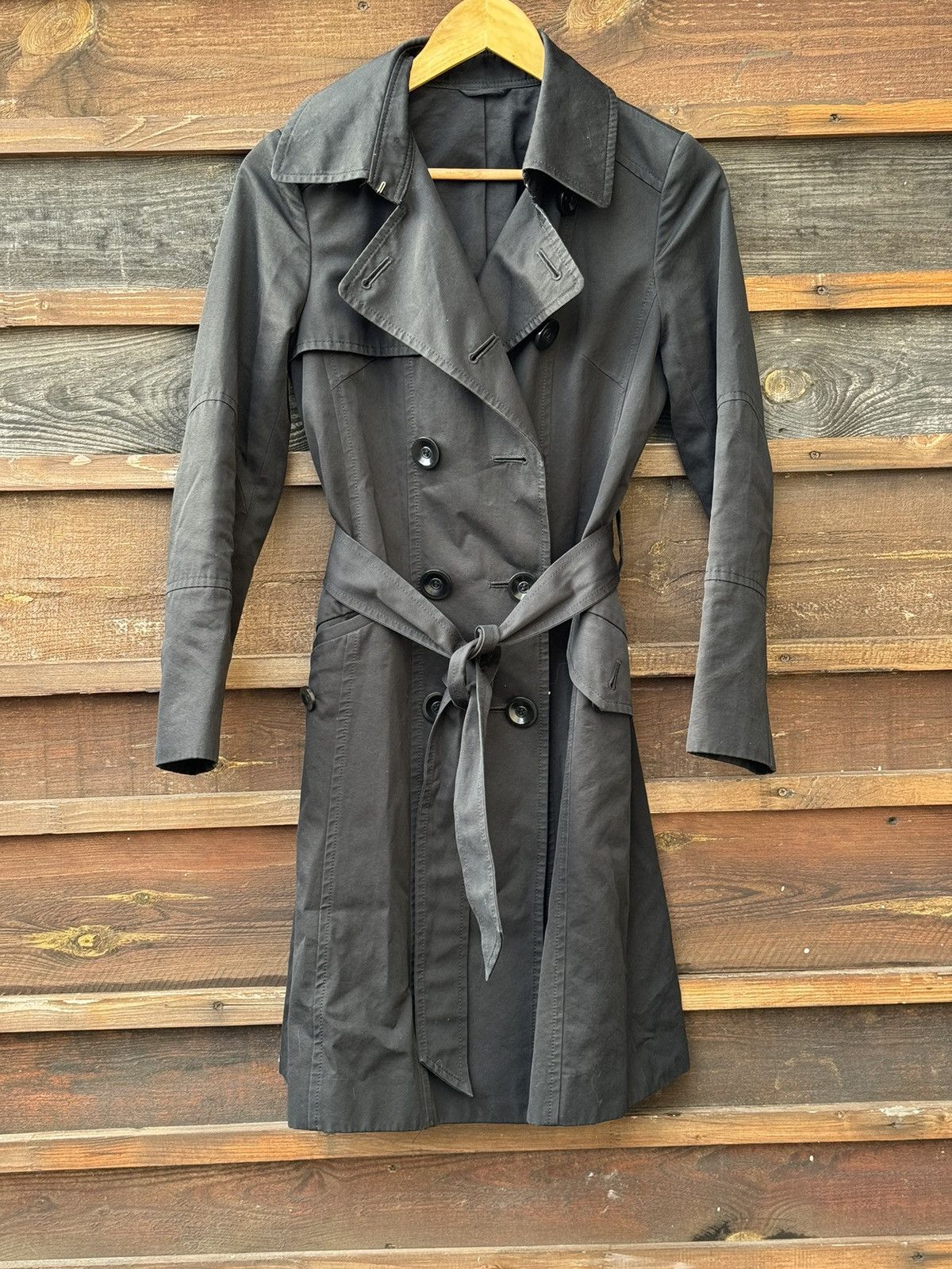 If Six Was Nine Made in Japan Manouqua black belt trench coat Size XS / US 0-2 / IT 36-38 - 2 Thumbnail
