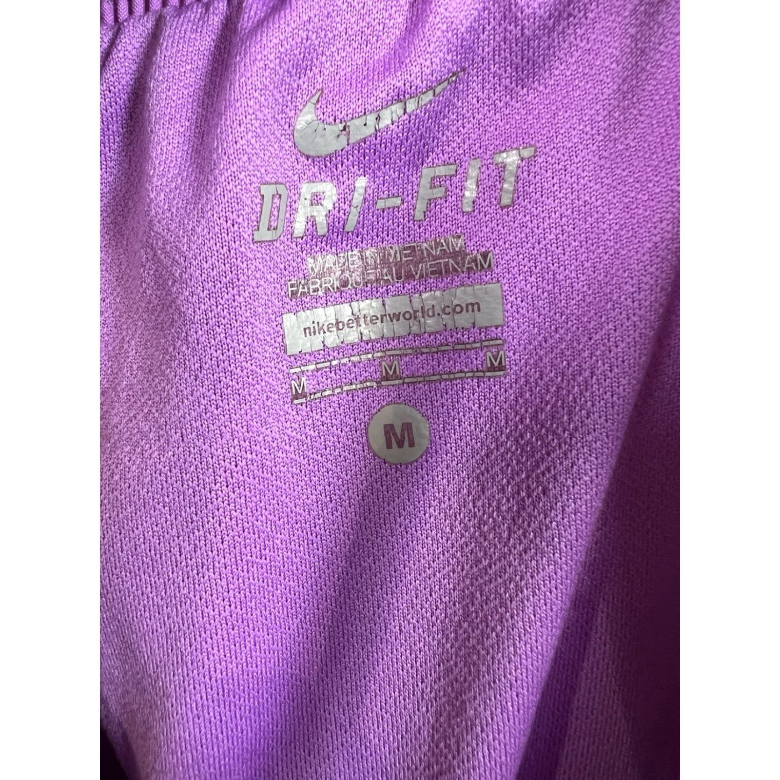 Nike Nike Women's Dri-Fit Running Shorts Purple Yellow Polyester Size Medium Athletic Activewear Shorts Size 32" / US 10 / IT 46 - 4 Thumbnail