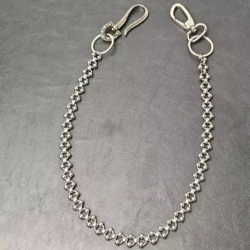 Jewelry Punk Waist Pants Chain Wallet Chain Keychain Size ONE SIZE - 1 Thumbnail