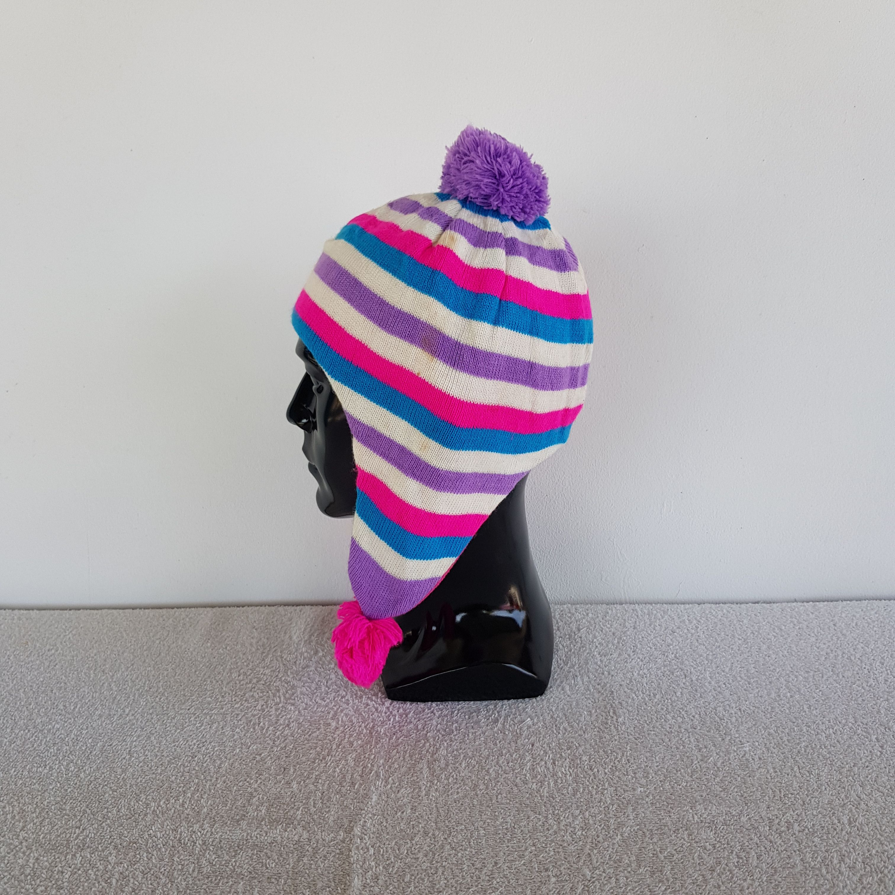Disney Vintage Minnie Mouse Earflap Beanie Y2K Movie Snow Caps Hats Size ONE SIZE - 5 Thumbnail