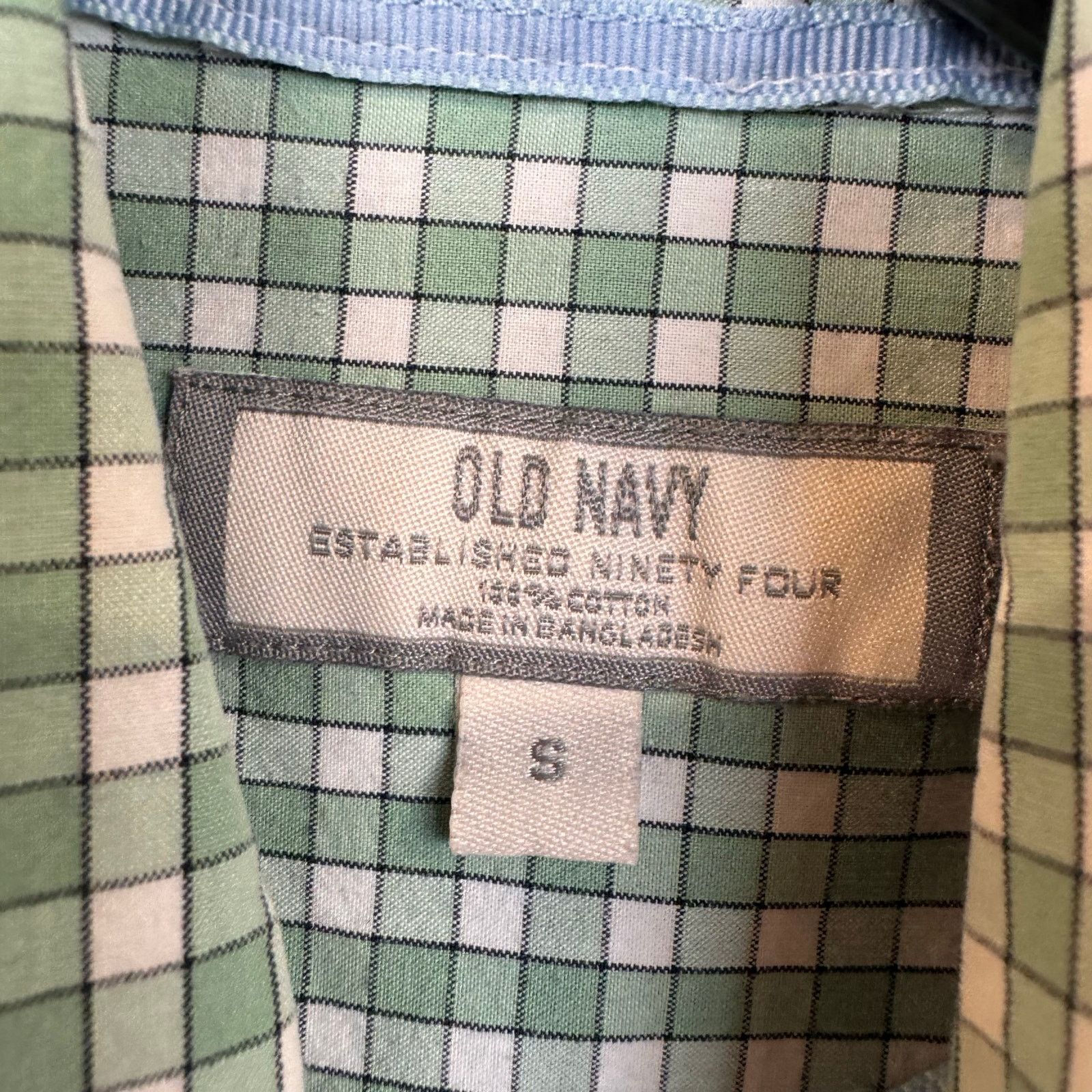 Old Navy Old Navy Green Button Up Shirt Men's Size Small Size US S / EU 44-46 / 1 - 4 Thumbnail