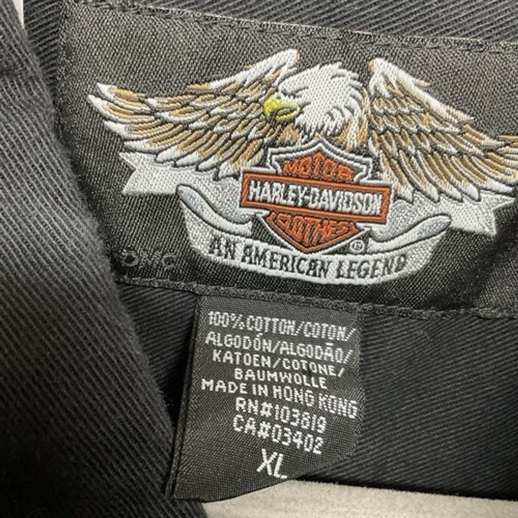 Harley Davidson Harley-Davidson Cotton Button Up Shirt Logo Men Size XL Size US XL / EU 56 / 4 - 2 Thumbnail