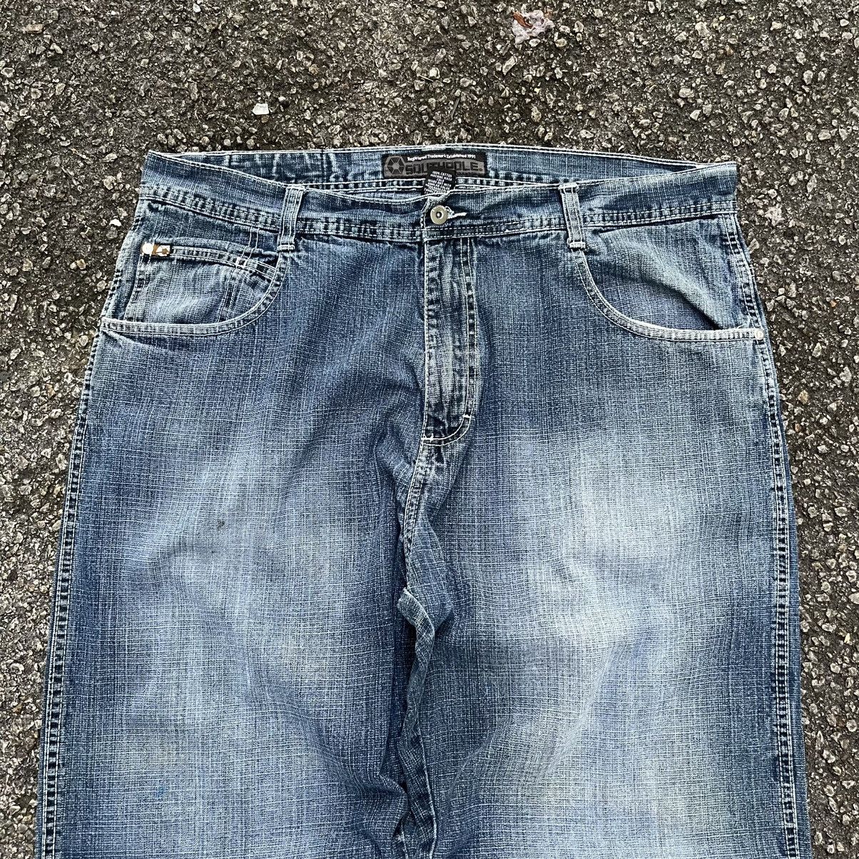 Southpole Southpole Baggy Jeans Faded Blue Y2K Denim Skater Pants Size US 40 / EU 56 - 5 Thumbnail