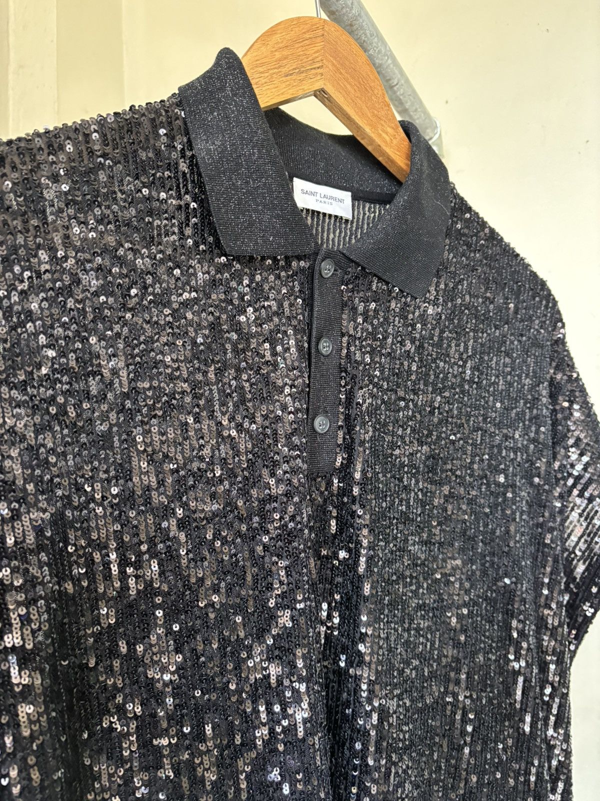 Saint Laurent Paris Saint Laurent Paris - Oversize Sequin Paris Size US L / EU 52-54 / 3 - 4 Thumbnail