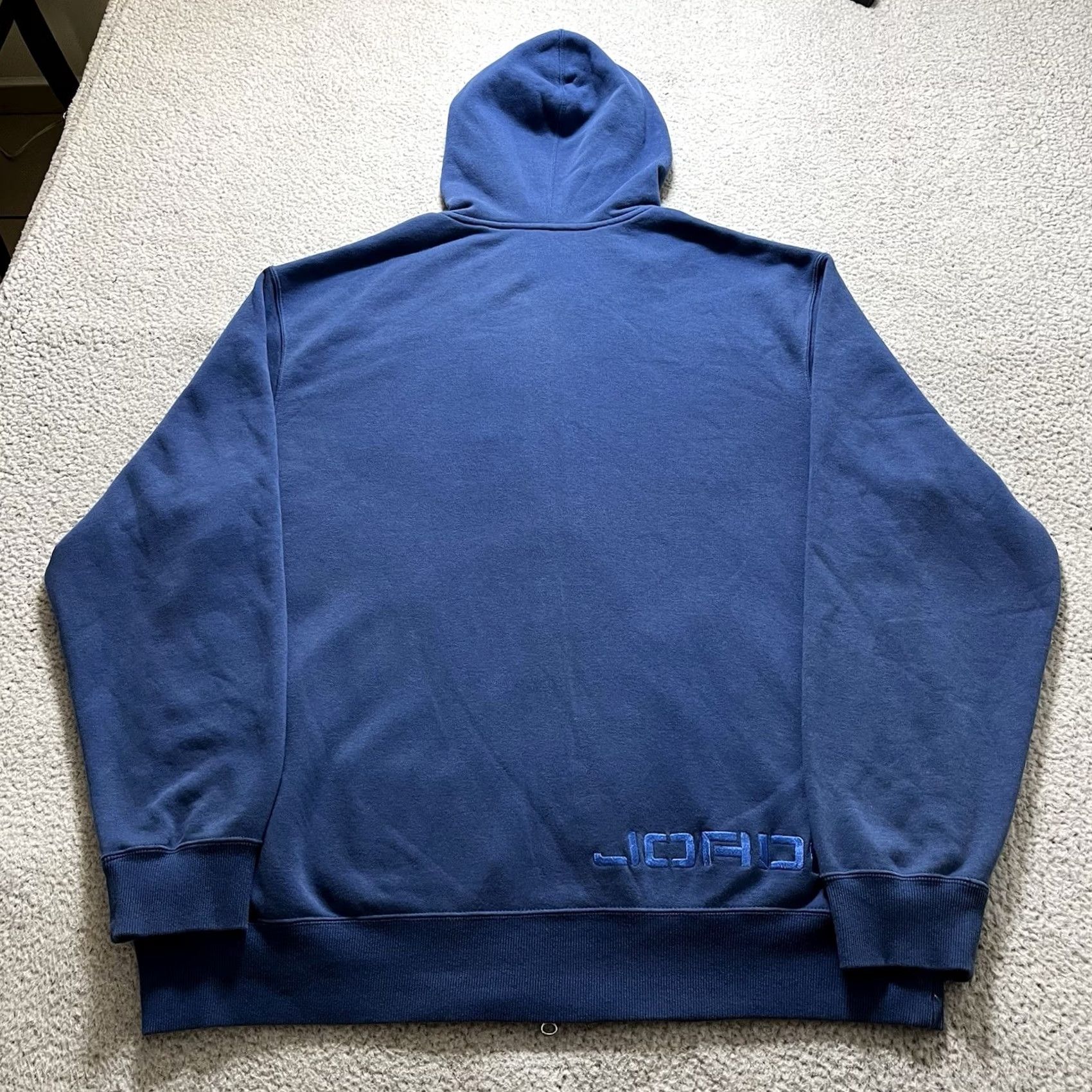 Jordan Brand Jordan Hoodie Mens XL Blue Sweatshirt Jumpman Logo Y2K Vintage 23 Full Zip Size US XL / EU 56 / 4 - 5 Thumbnail