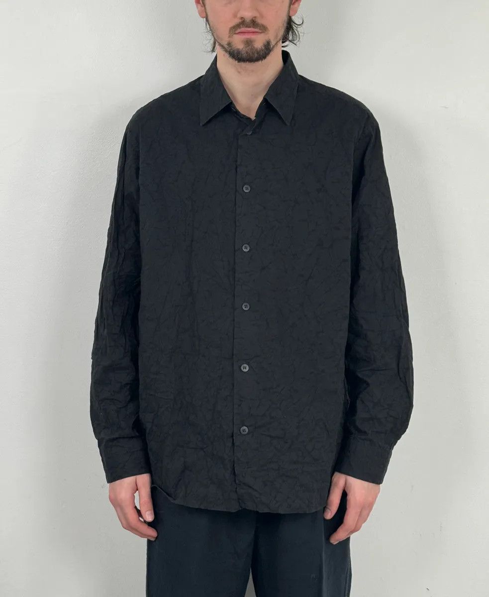 Issey Miyake Issey Miyake Black Minimalist Shirt Size US M / EU 48-50 / 2 - 1 Thumbnail