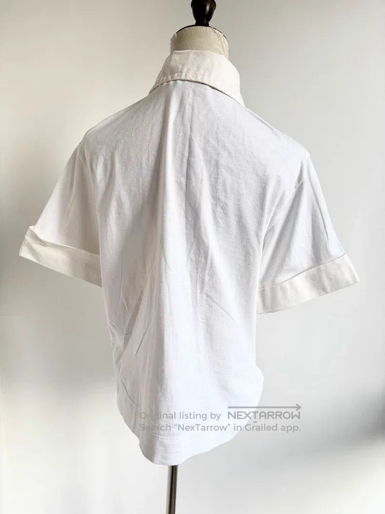 Vivienne Westwood Vivienne Westwood size 00 White Saturn Ruffle Short Sleeve Size XXS / US 00 / IT 34 - 4 Thumbnail