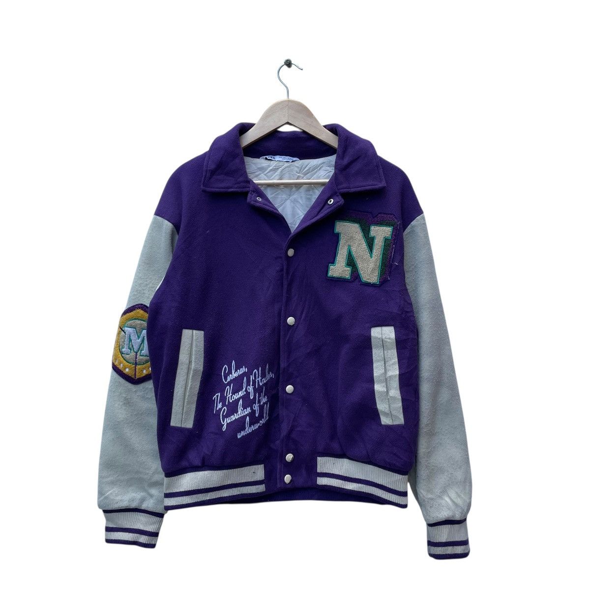Jeff Hamilton × Zara Vintage Zara Varsity Jacket Size US M / EU 48-50 / 2 - 1 Thumbnail