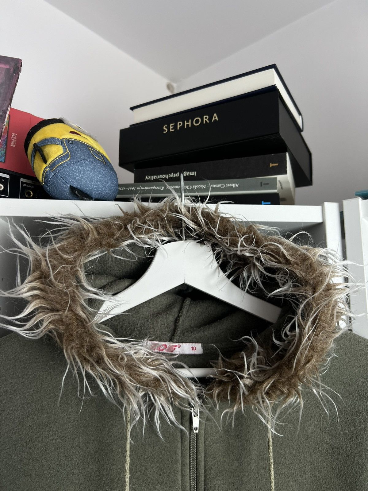 Japanese Brand Vintage y2k Faux fur hood zip hoodie S avantgarde opium 90s Size US S / EU 44-46 / 1 - 4 Thumbnail