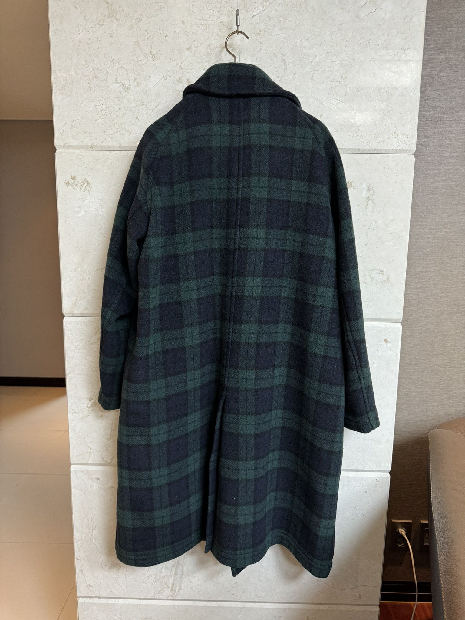 Other London Tradition / Black Watch Tartan Balmacaan Coat / 48 Size US M / EU 48-50 / 2 - 3 Thumbnail