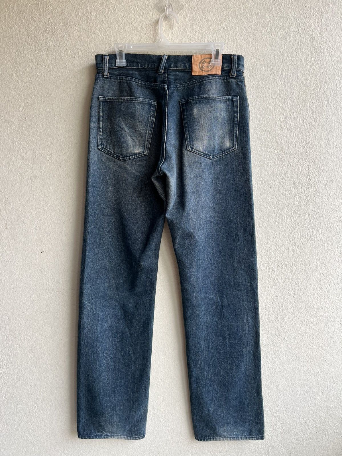 PPFM Vintage PPFM Faded Denim Regular Jeans Size US 31 - 24 Thumbnail