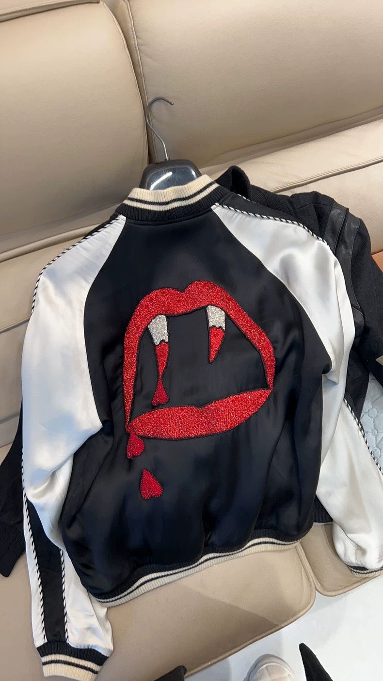 Saint Laurent Paris Saint Laurent Paris Bloody tooth jacket baseball uniform c Size US M / EU 48-50 / 2 - 8 Thumbnail