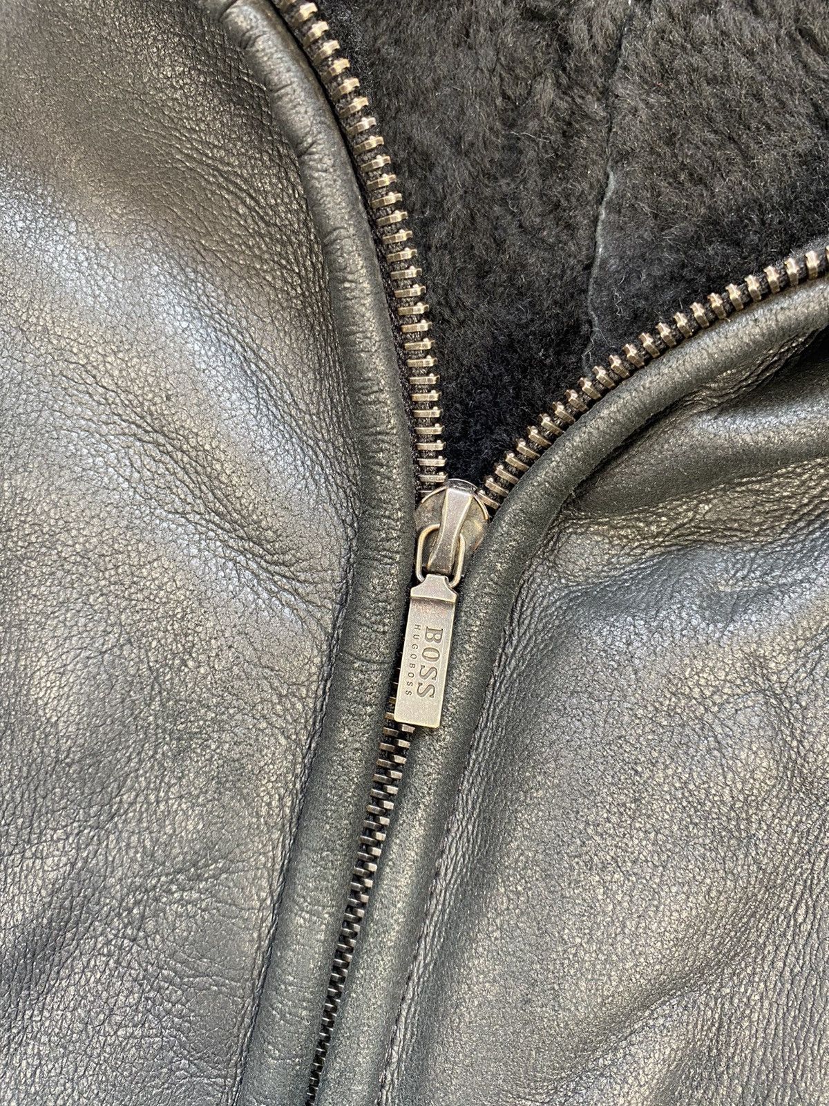 Hugo Boss × Leather Luxury Black Hugo Boss Women’s Leather Coat Size USA 8 Size M / US 6-8 / IT 42-44 - 10 Thumbnail